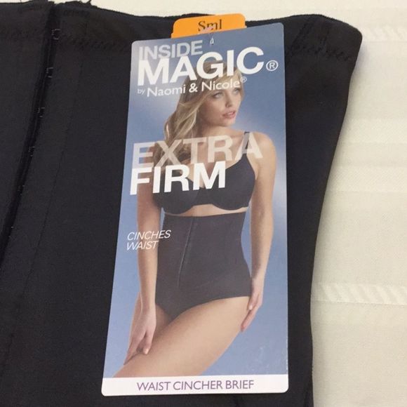 Inside Magic Extra Firm Waist Cincher Brief Black - Picture 2 of 6